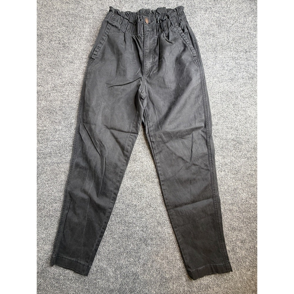 Universal Thread Women's High Raise Tapered Paper Bar Dark Gray Size 00 Mom Jean